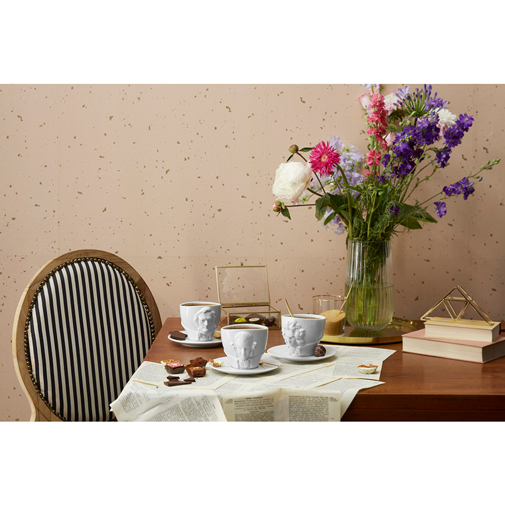 Чайная пара talent, ludwig van beethoven, 260 мл, белая