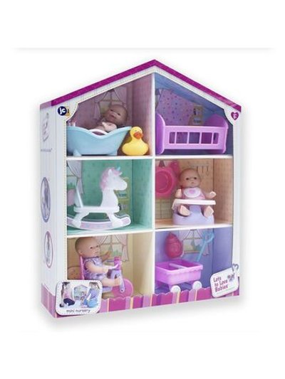 Кукольный домик в комплекте 3 пупса + аксессуаров (16755)