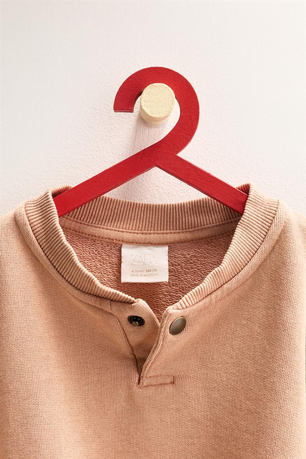 ZARA TIMELESS - ОДНОТОННАЯ ТОЛСТОВКА, СВЕТЛО-ОРАНЖЕВЫЙ