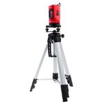 35033 Уровень лазерный самовыравнивающийся, 150 мм, штатив 1150 мм, набор в пластиковом кейсе Matrix