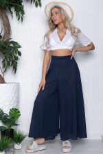 Костюм пляжный Тропикана (белый/синий) К10419 LT Collection