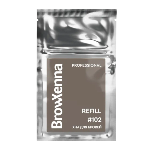 Хна для бровей Холодный кофе #102 BrowXenna, 6 гр