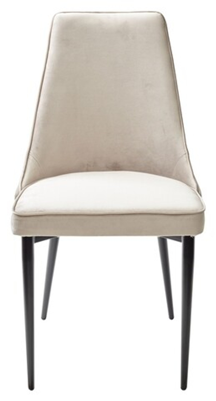 Стул М-City DISAUR Непал (Nepal-P) Латте 25, Велюр, Черный каркас