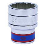 Головка торцевая стандартная двенадцатигранная 1/2&quot;, 25 мм KING TONY 433025M