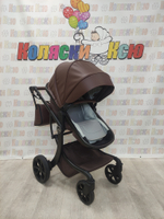 Коляска трансформер Farfello Aimile Original Autumn шоколадный