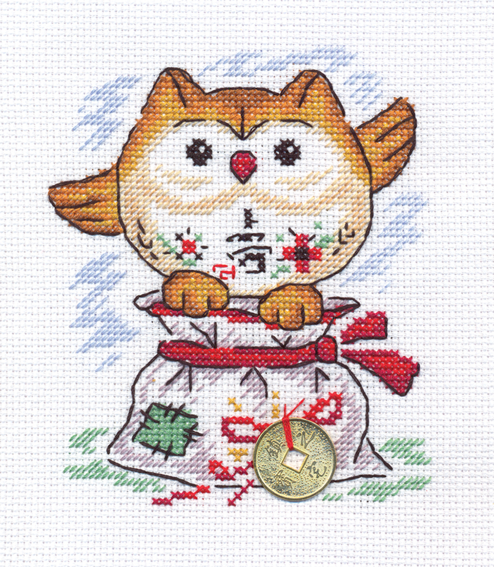 Набор для вышивания "PANNA"I-0835 "Мешочек счастья" 14 х 17 см