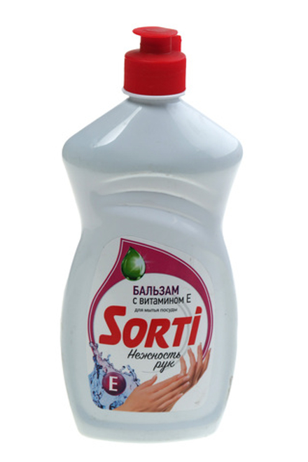 Моющее средство Капля-Сорти для посуды Бальзам Витамин Е 450мл 1090-3 (032647)