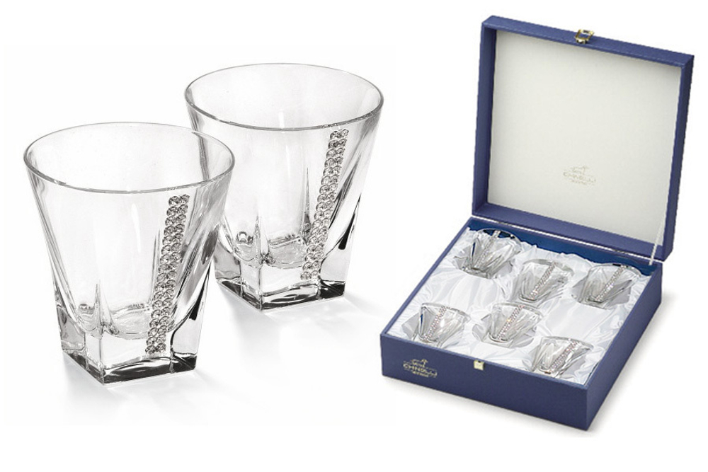 Набор из 6 бокалов для виски Регина Сваровски Гамма