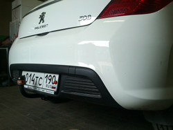 Фаркоп для Peugeot 308 хетчбек 3/5 дверей 2008-2013 Тип шара: A. Нагрузки: 1000/50 кг, PE 02