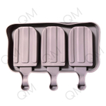 Форма для мороженого «Эскимо макси», 19,514,52,5 см, 3 ячейки (8,24,6 см), цвет МИКС