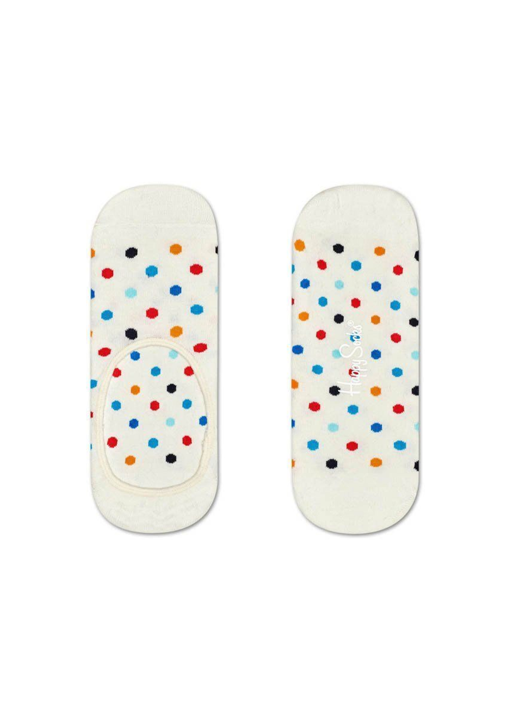 Носки-следки Dot Liner Sock в цветной горошек (Размер: 25) (Цвет: синий)