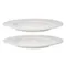 Набор из 2 тарелок белого цвета с фактурным рисунком Essential, Ø27см