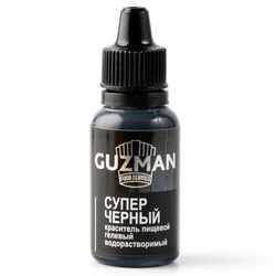 Краситель водорастворимый гелевый GUZMAN Супер черный 15 мл