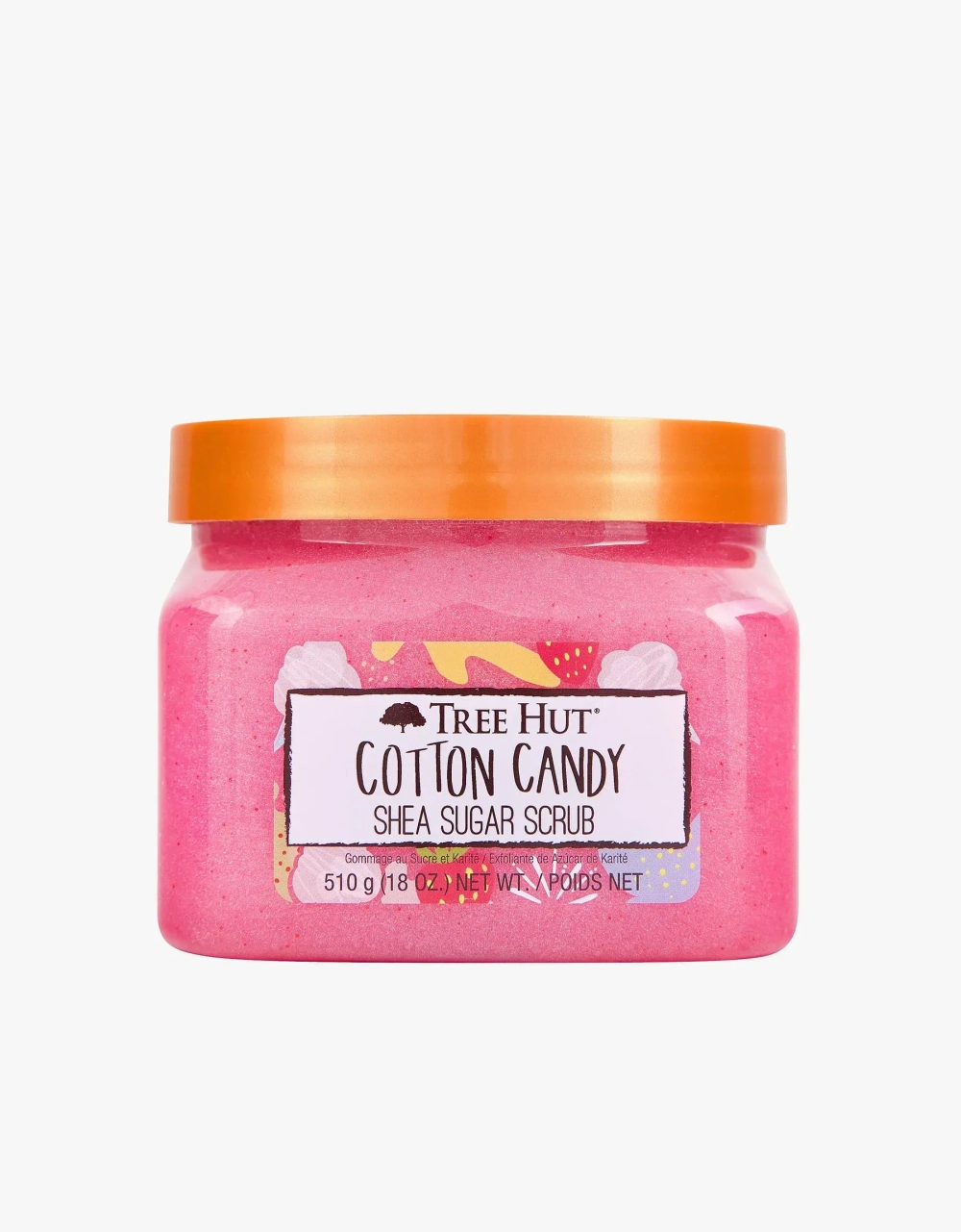Скраб для тела Tree Hut Cotton Candy Shea Sugar Scrub 510 г.