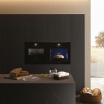 Духовой шкаф с микроволнами и паром Signature Kitchen Suite, 45 см, черный