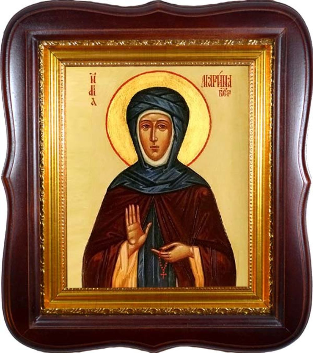 Марина Берийская (Македонская) Святая преподобная. Икона на холсте