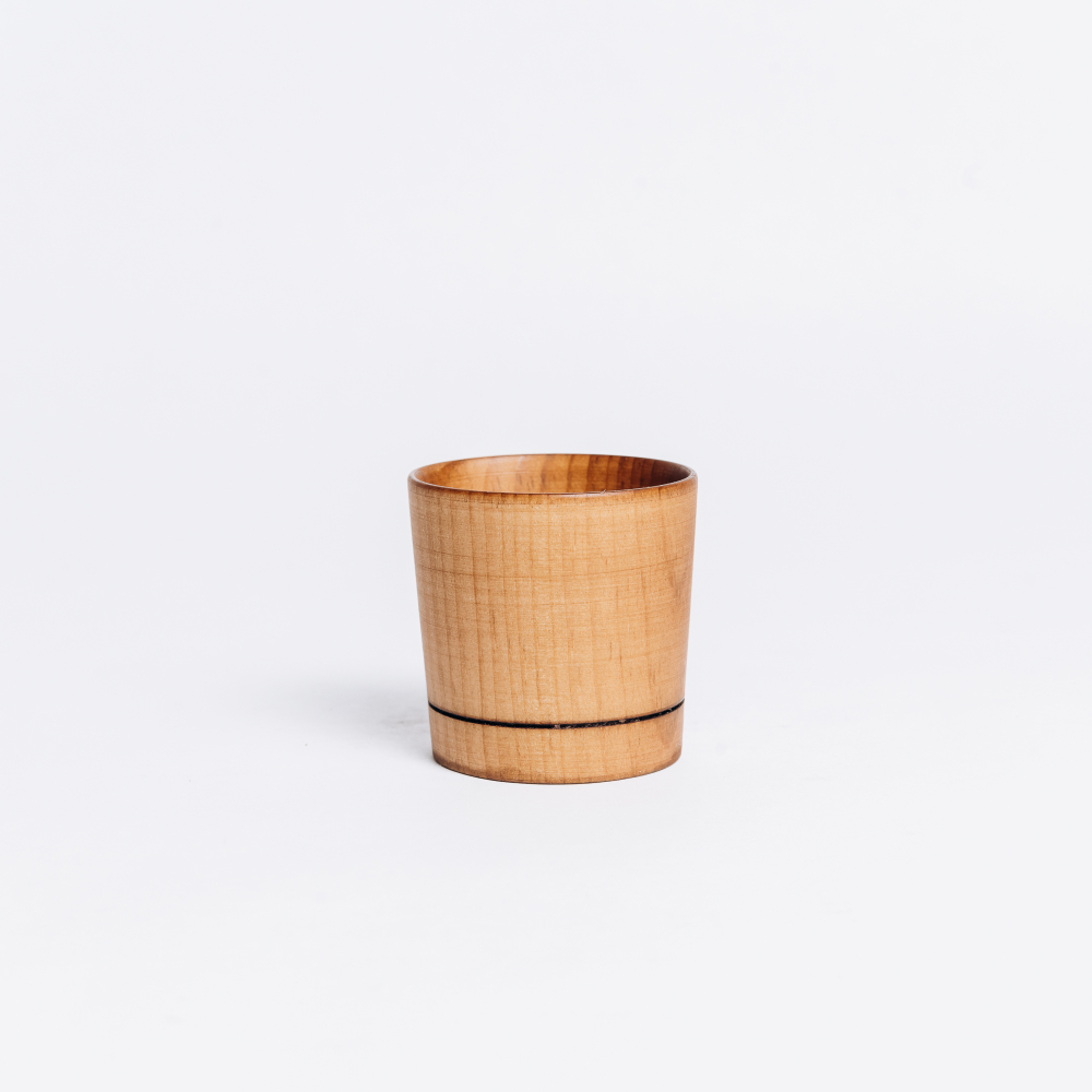 Деревянная стопка, рюмка, шот из дерева кедра для крепких напитков. R42