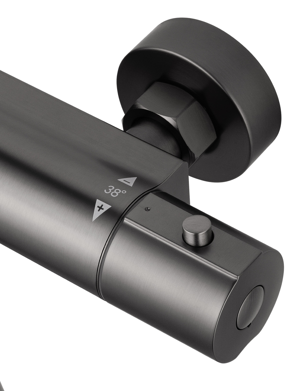 Смеситель для душа с термостатом WONZON & WOGHAND INN 6, Темный графит (WW-B2029-A-BGG)