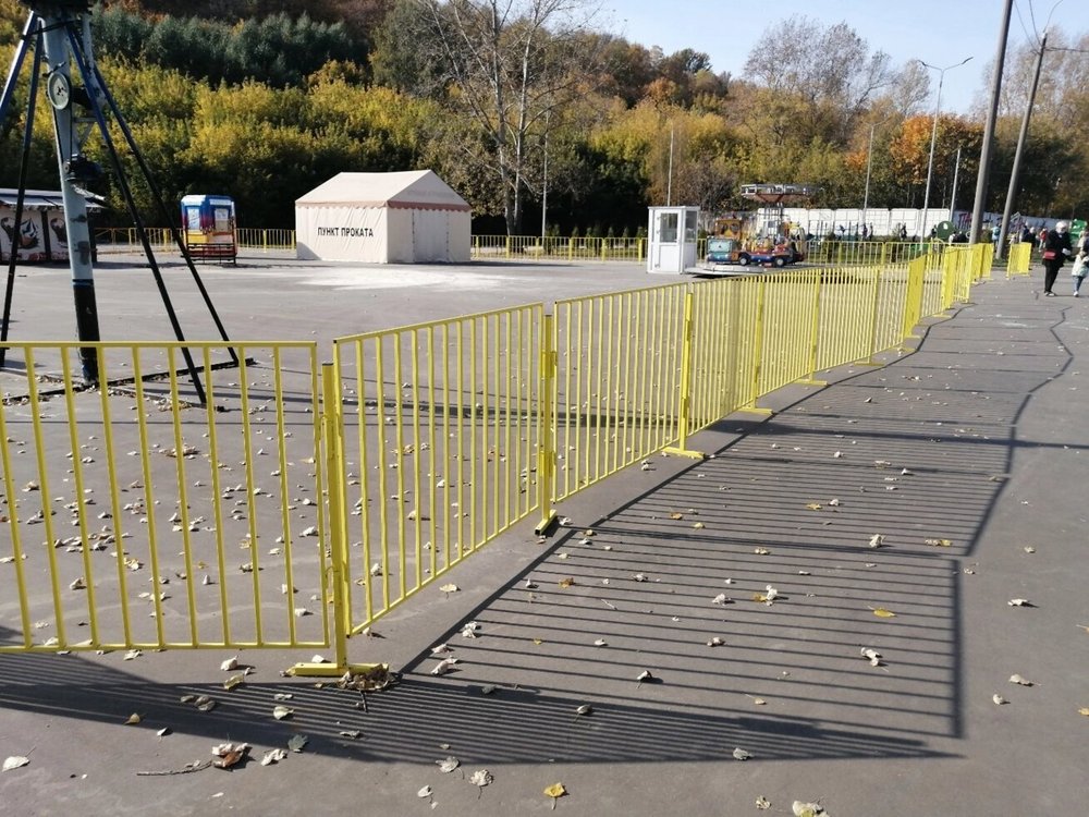 Ограждение для аттракционов 1.5 м