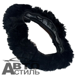 Оплетка на руль круглая Coolpart MAXIMAL Австралия (38*38) - МЕХ - AB-BL черная