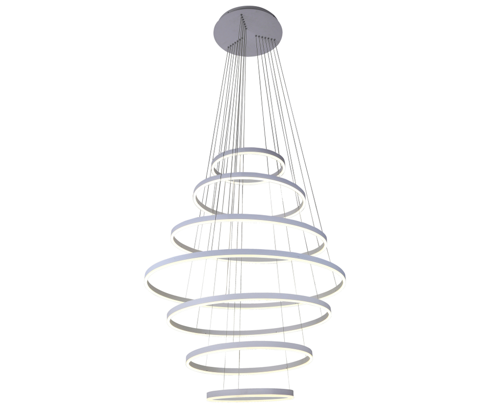 08537,01 Люстра димм.Тор белый Led 284W