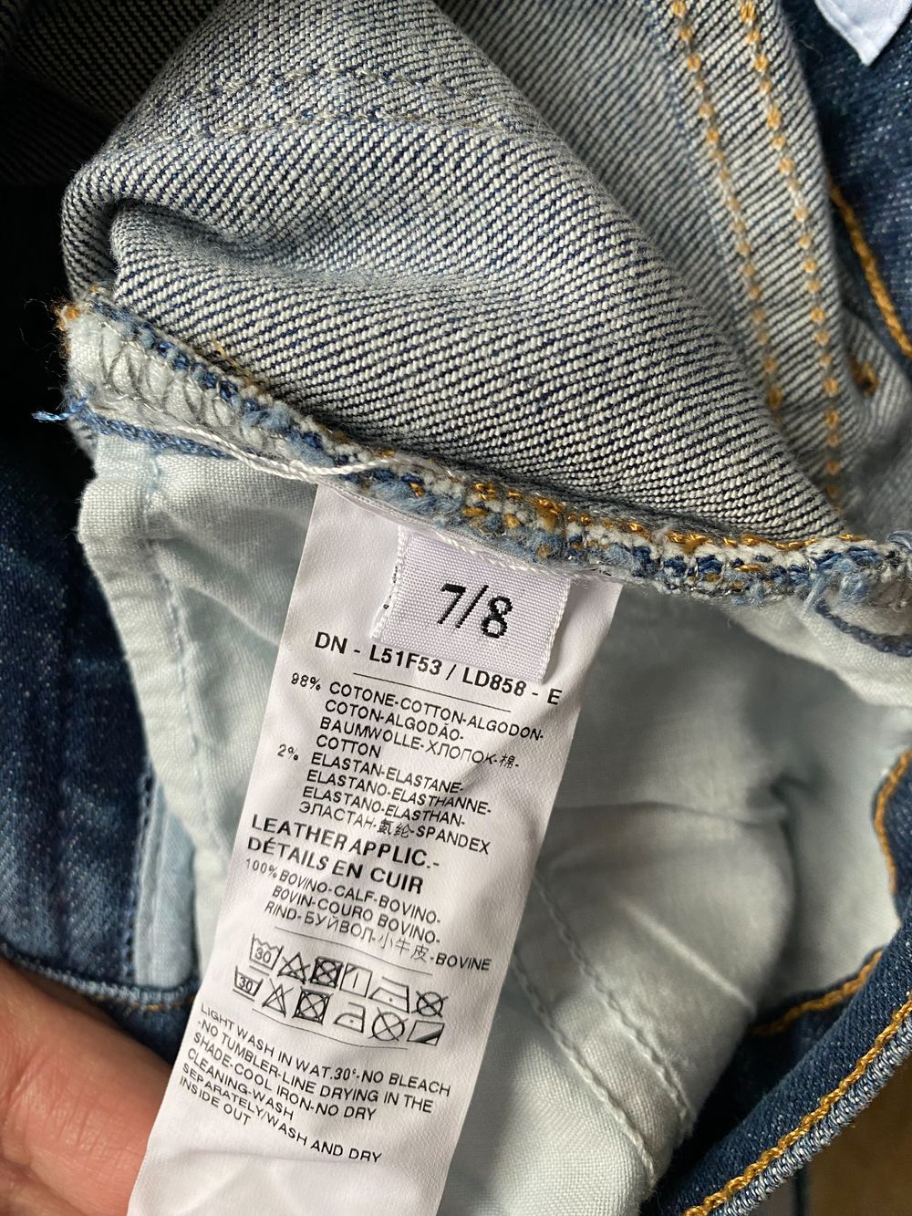 Новые джинсы Dolce&Gabbana, 128