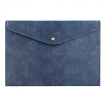 Папка-конверт на кнопке Alingar, A4, 235х330 мм, 180 мкм, горизонтальная, ассорти, "4 цвета кожи"