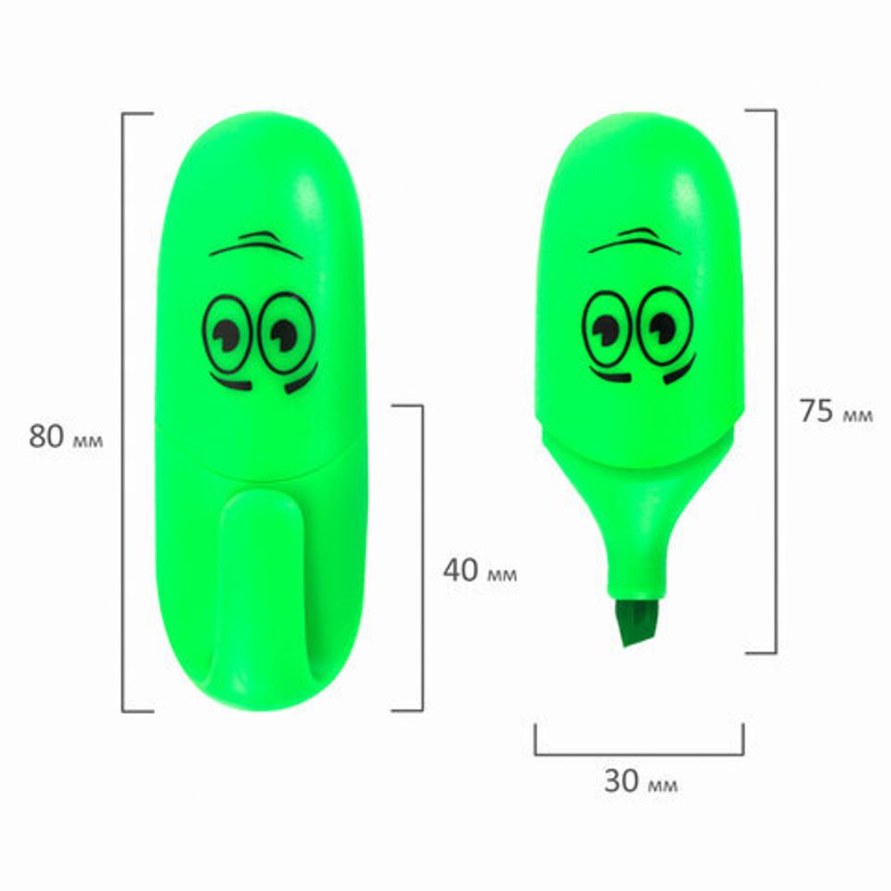 Набор текстовыделителей ЮНЛАНДИЯ 5 шт., мини, АССОРТИ, "НЕОНЧИКИ", линия 1-5 мм, 151765