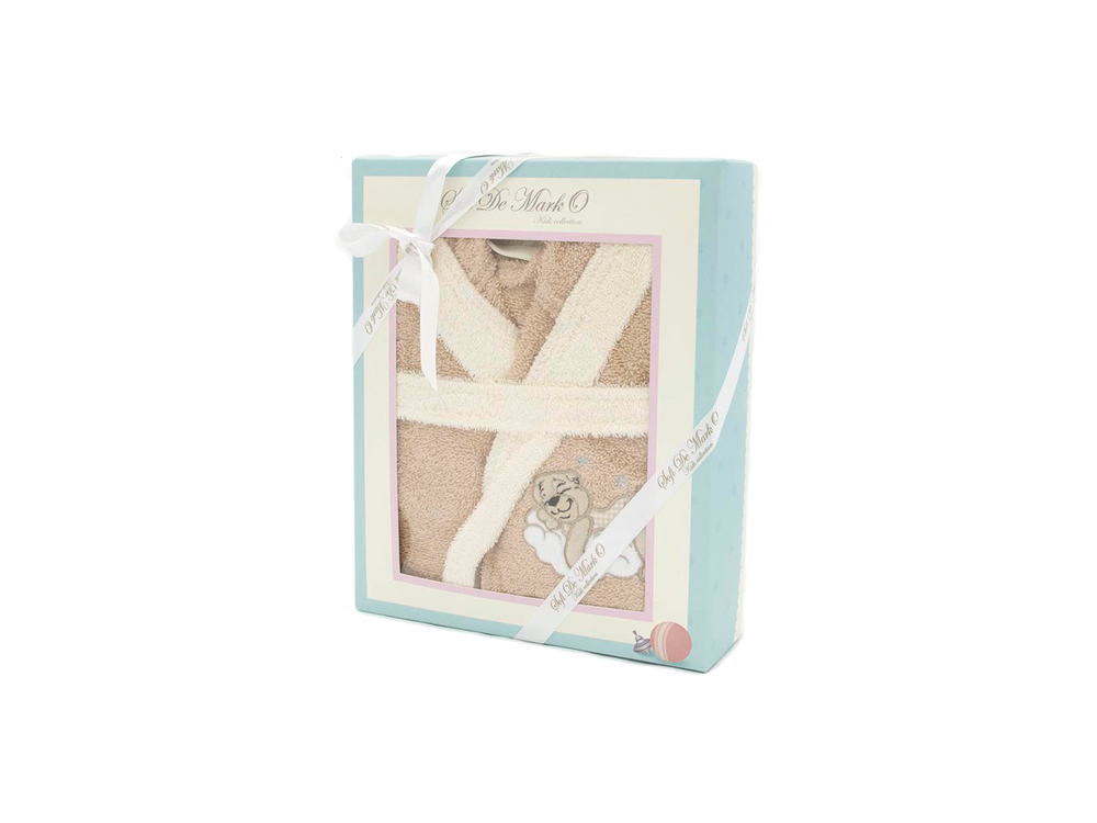 Халат детский Sofi De MarkO Sevil бежевый 2-3 года