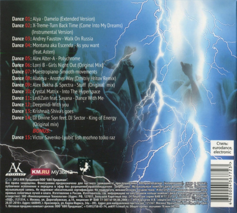 Сборник / Dances With The Electric God (CD)
