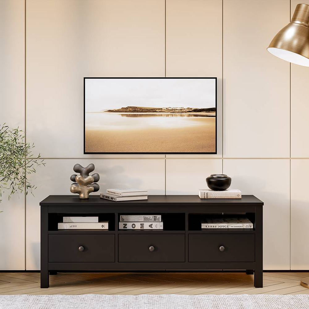 Тумба под ТВ Хемнэс Hemnes/ Кымор, 183х47х57 см, черный