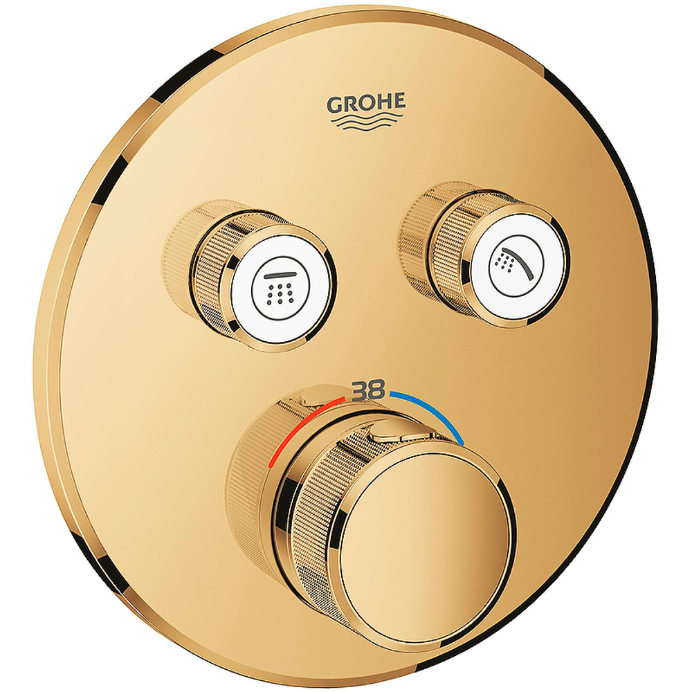 Смеситель для душа Grohe Grohtherm 29119GL0 с термостатом Холодный рассвет глянец