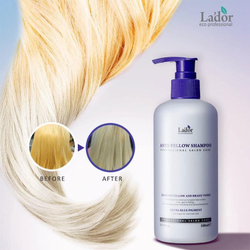 Lador Anti Yellow Shampoo шампунь оттеночный против желтизны волос