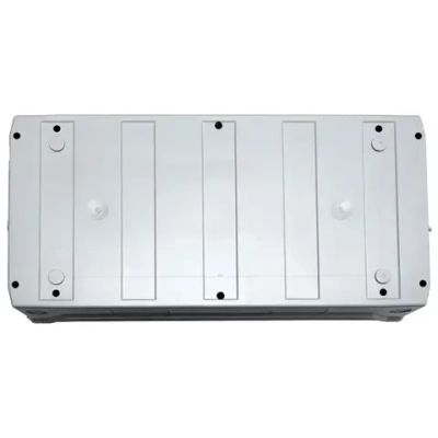 N48-D Щит электрический распределительный навесной с пластиковой полупрозрачной дверцей на 48 модулей IP65 TEHNOPLAST