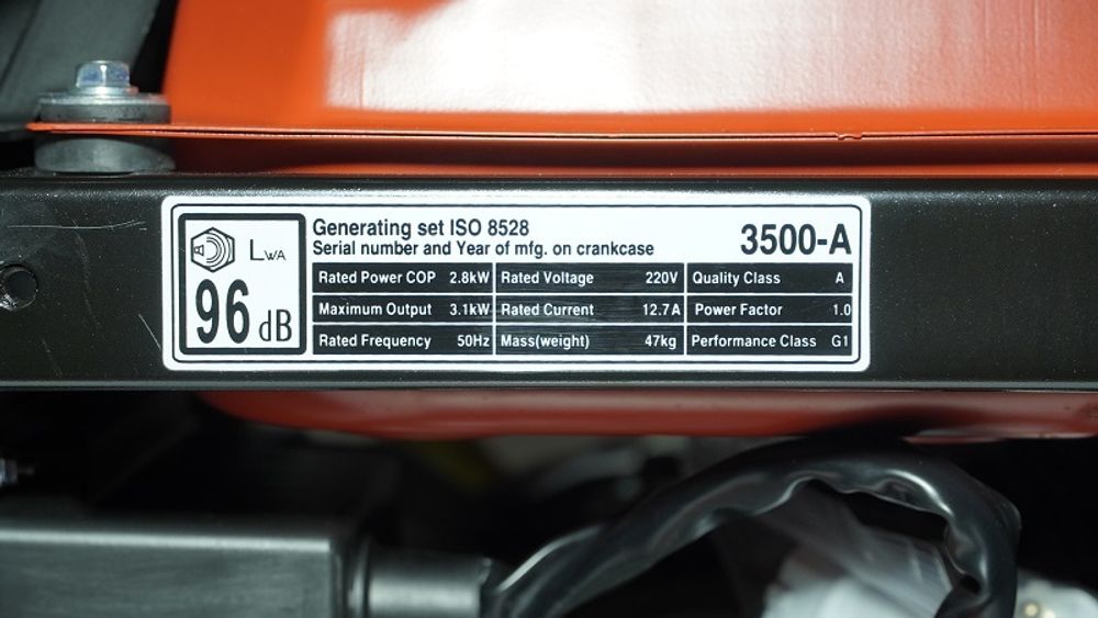 Генератор бензиновый Loncin LC3500-AS - [2.8 кВт / 220V]