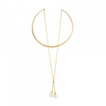 Колье Possebon White Pearl B0501.1 BW/G