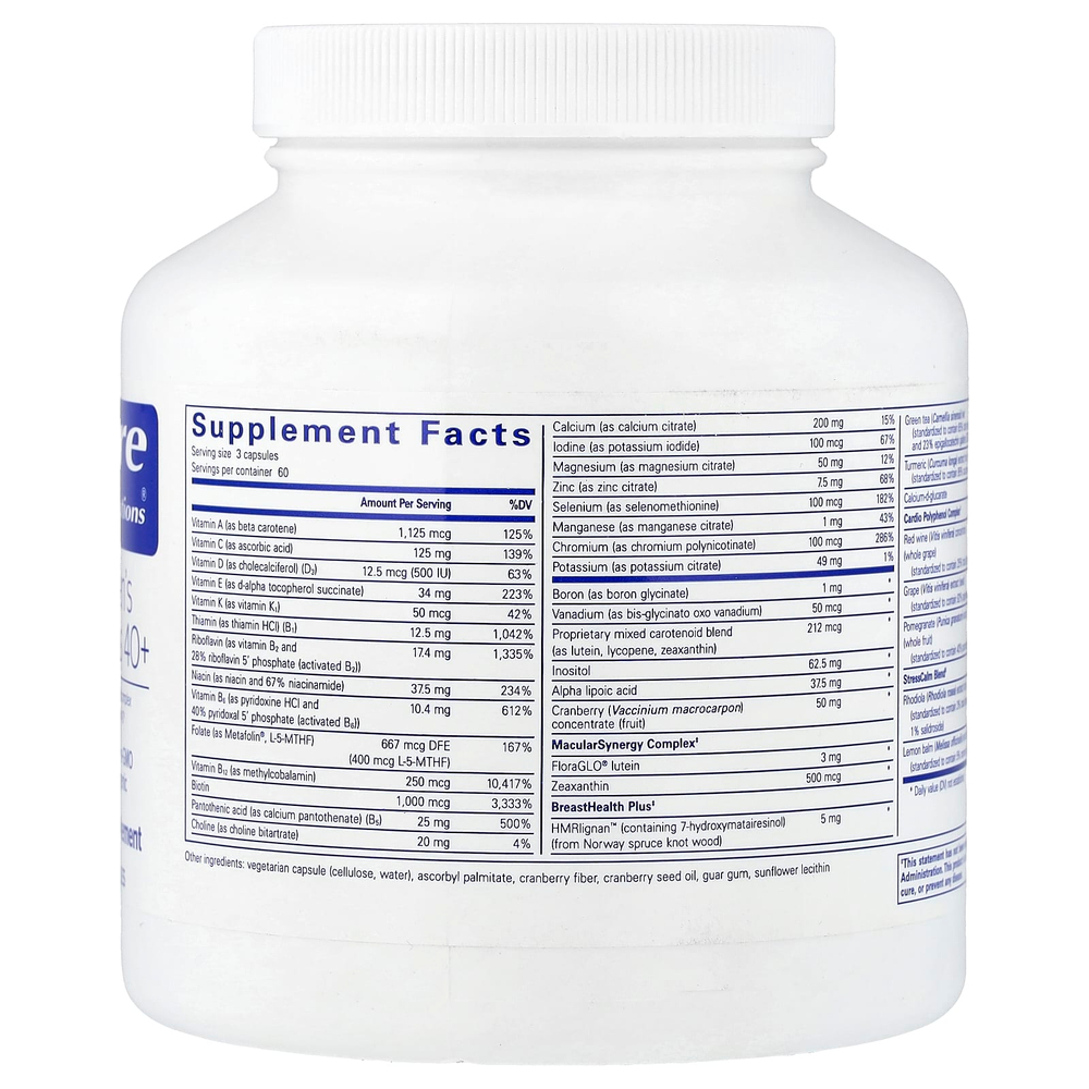 Pure Encapsulations, Питательные вещества для женщин, 180 капсул