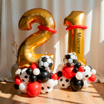 Стойка "Футбол с цифрой № 1"