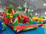 Коммерческий надувной батут «Змей Горыныч» 8,5*7*6 м