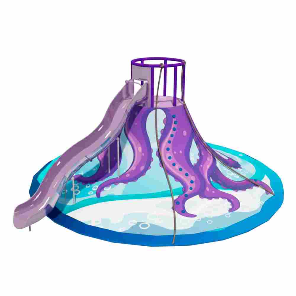 Горка скалодром «Лава-Спуск» 10×10×4,4 м