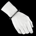 Браслет из шунгита и гематита. "Rico La Cara" AMX003208