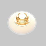 Встраиваемый светодиодный светильник Maytoni Round DL058-7W2.7K-TRS-W