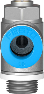 Дроссель с обратным клапаном Festo GRLA-1/4-QS-10-D