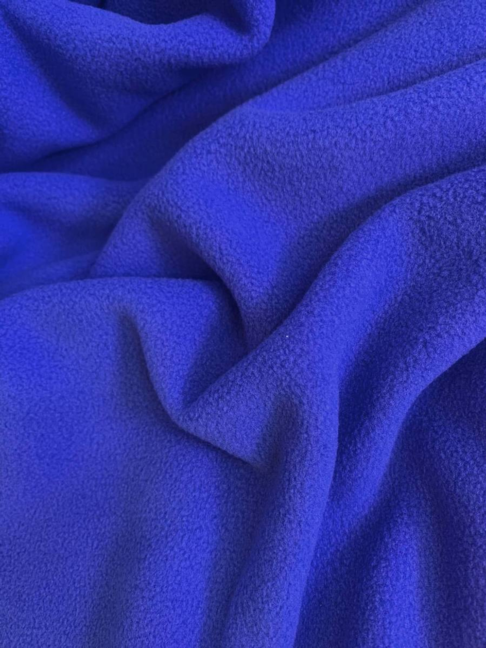 Флис гл. краш, василек, двухсторонний, антипиллинг