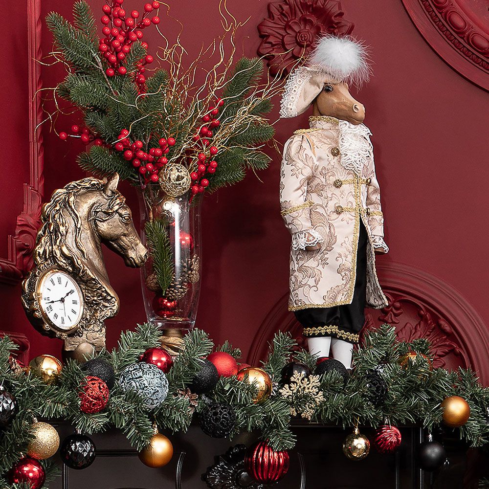 Кукла интерьерная коллекционная Конь Аристократ