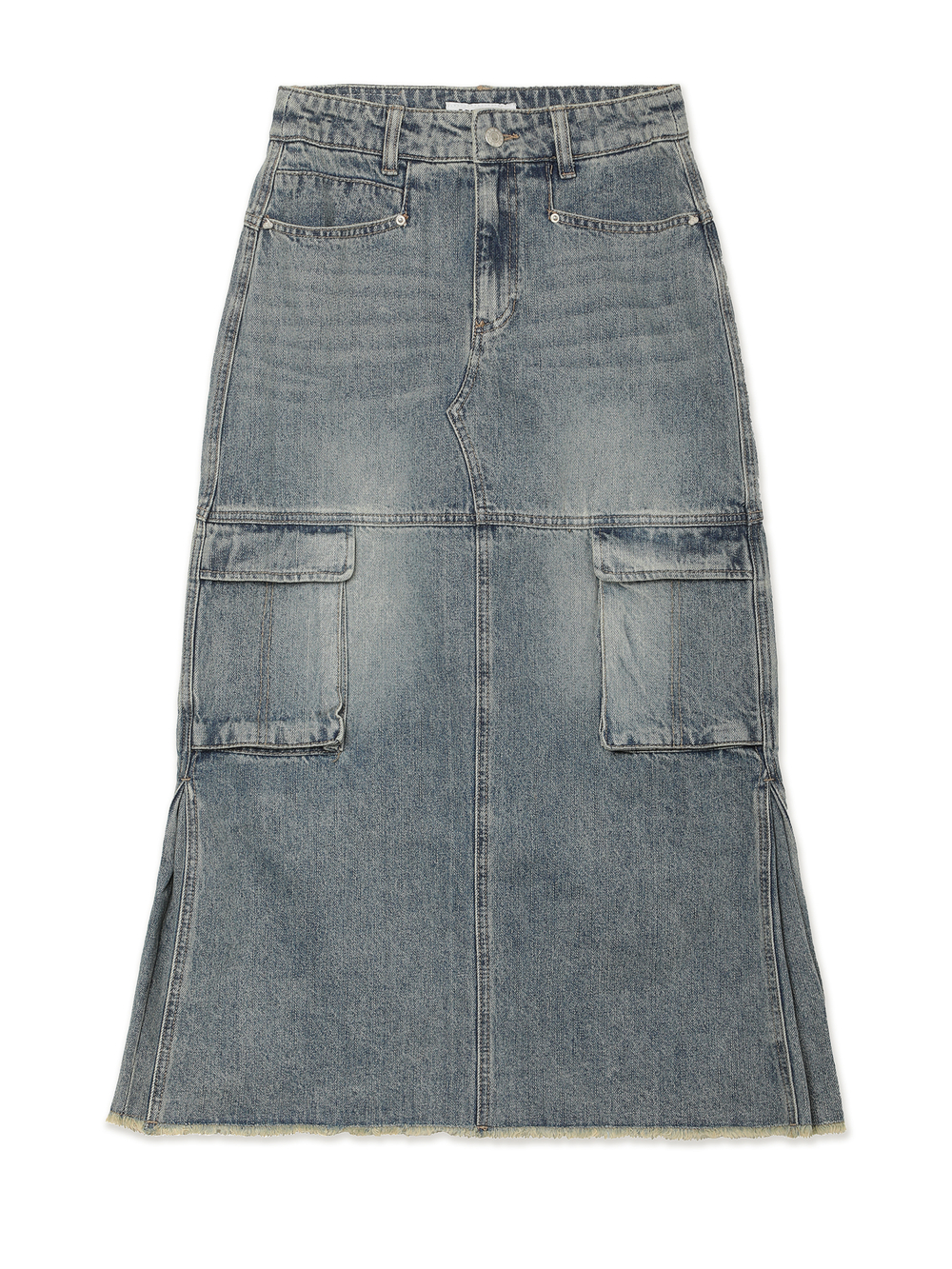 Юбка Vintage Cargo Denim Long Skirt
