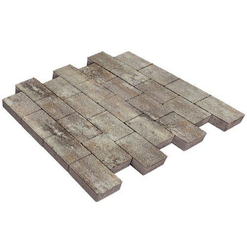 Тротуарная плитка Грас, 80 мм, ColorMix Берилл, native