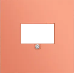 Donel R98 матовый коралл накладка стандарта TAE для розеток USB, HDMI, Аудио, серия DA