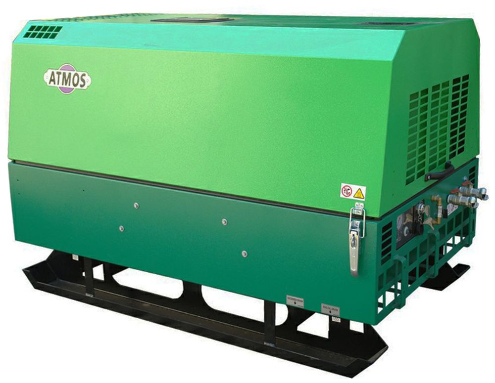 Винтовой компрессор Atmos PDP 65 на салазках