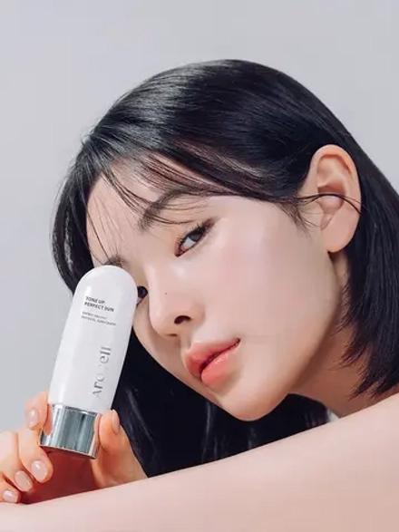 Arocell Тонирующий солнцезащитный крем с каламином для чувствительной кожи SPF50 Tone Up Perfect Sun Physical Sunscreen 50 гр